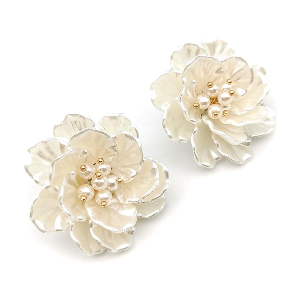 Korean Pearl Handmade Stud Earrings - www.patisaa.com