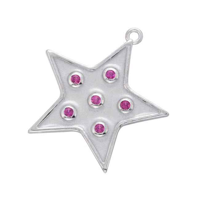 Charm Pendant Studs