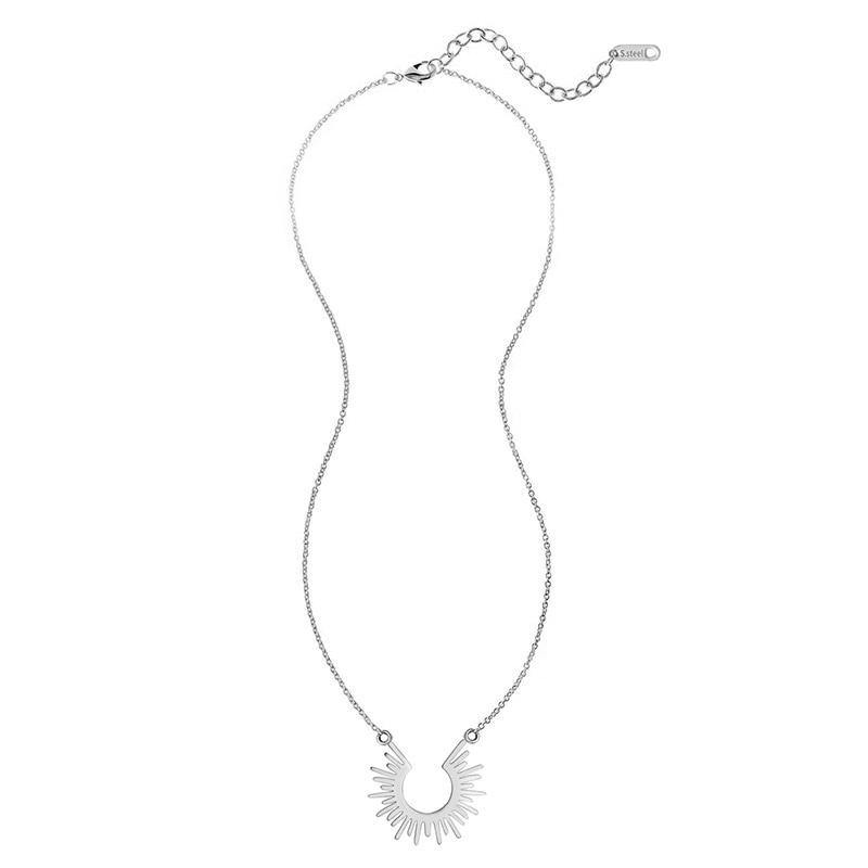 Surya Gold/Silver Plated Pendant Necklace.