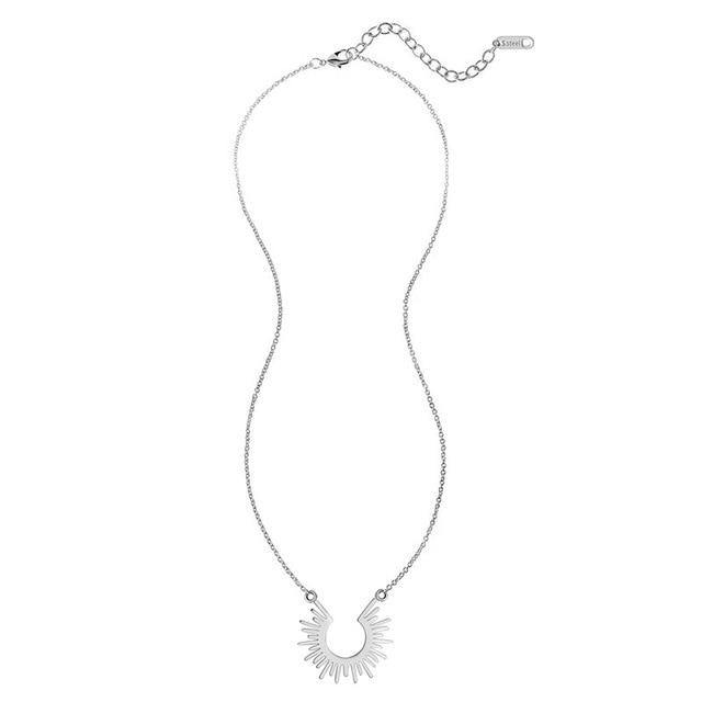 Surya Gold/Silver Plated Pendant Necklace.