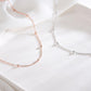 Delicate 925 Sterling Bead Chain Choker Necklace Gold/Silver.