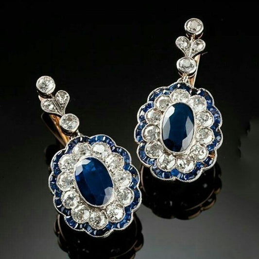 Gorgeous Royal Blue Cubic Zircon Drops.