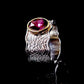 Thai Crafted Pink Purple Rhinestone Ring - www.patisaa.com