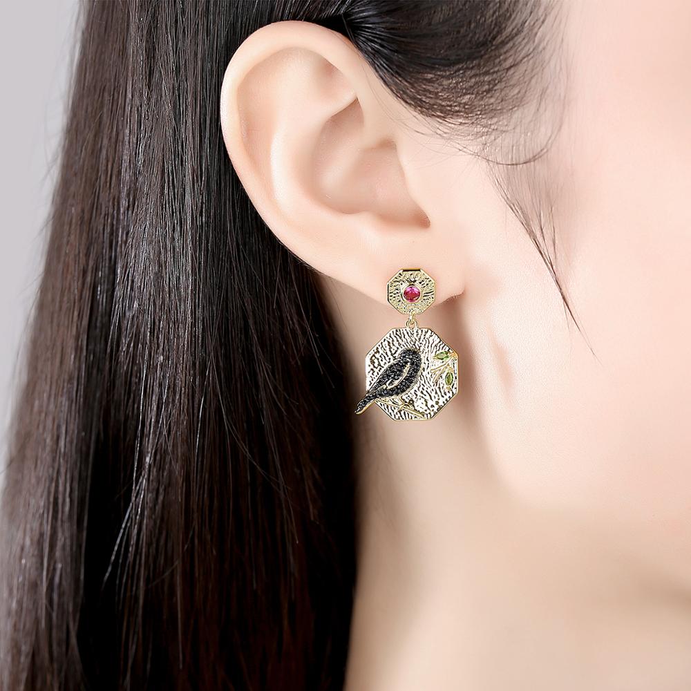 Rose Gold Camellia Earrings