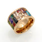 Multicolor Crystal Ring