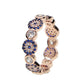 Delicate Rose Gold Turkish Evil Eye Ring.