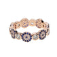 Delicate Rose Gold Turkish Evil Eye Ring.